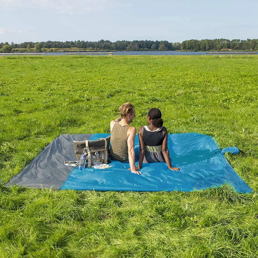Tapis ZéroSable — La couverture de plage anti-sable