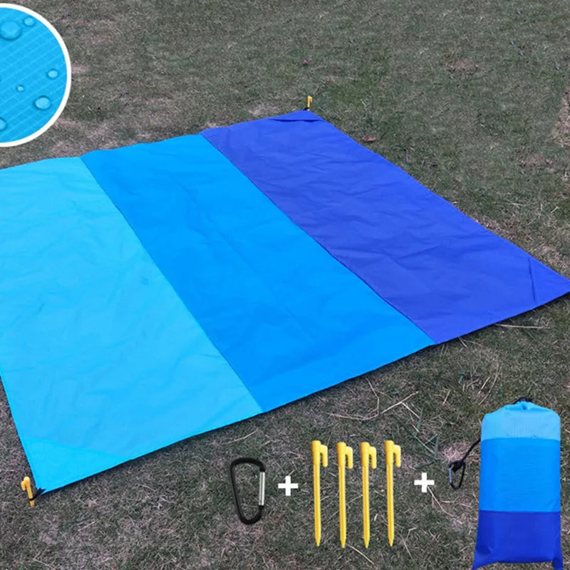 Tapis ZéroSable — La couverture de plage anti-sable